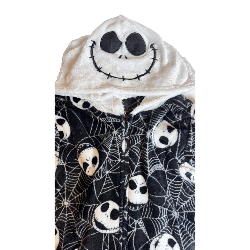 Disney Nightmare Before Christmas Jack Skellington Hooded‎ Pajamas S